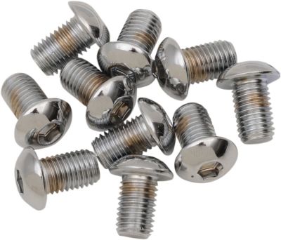 DS190840 - DRAG SPECIALTIES BUTTON-HEAD BOLT 5/16-24X0.5 CHROME