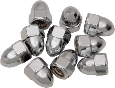 DS190854 - DRAG SPECIALTIES ACORN NUT 1/4-28 CHROME