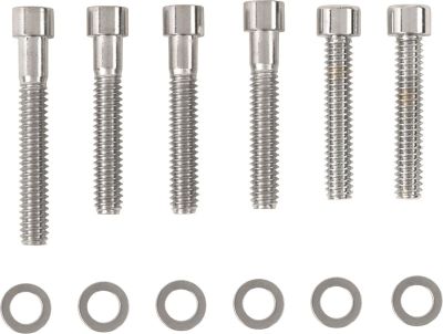 DS190868 - DRAG SPECIALTIES CHROME SOCKET-HEAD CAM COVER BOLT KIT SMOOTH