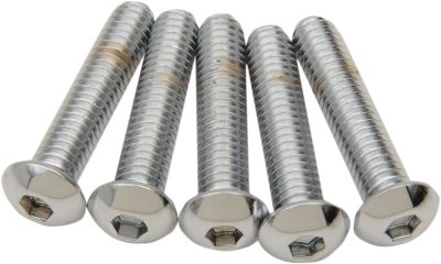 DS192325 - DRAG SPECIALTIES BUTTON-HEAD BOLT 5/16-18X1.5 CHROME