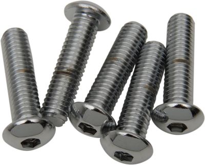 DS192328 - DRAG SPECIALTIES BUTTON-HEAD BOLT 3/8-16X1.5 CHROME