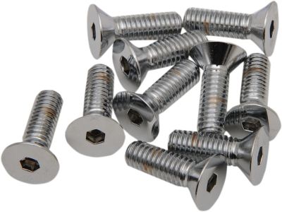 DS192364 - DRAG SPECIALTIES FLAT-HEAD BOLT 5/16-18X0.75 CHROME
