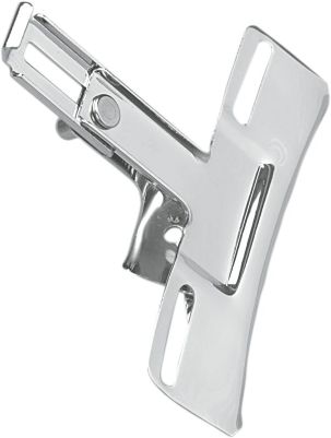DS193810 - DRAG SPECIALTIES REPLACEMENT LICENSE PLATE BRACKET ADJUSTABLE CHROME