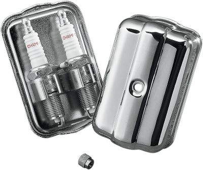 DS196091 - DRAG SPECIALTIES CHROME SPARK PLUG HOLDER