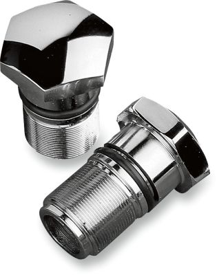 DS222785 - DRAG SPECIALTIES FORK TUBE CAPS CHROME