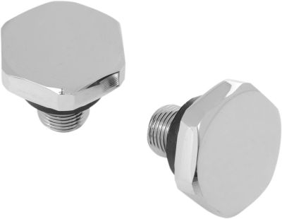 DS222787 - DRAG SPECIALTIES FORK TUBE CAPS CHROME