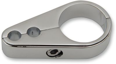 DS223040 - DRAG SPECIALTIES DIE-CAST CABLE CLAMP THROTTLE/IDLE CHROME DUAL 1