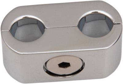 DS223350 - ACCUTRONIX THROTTLE & IDLE CLAMP OVAL CHROME