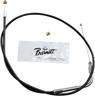 DS223536 - Barnett THROTTLE CABLE TRADITIONAL BLACK STANDARD LENGTH