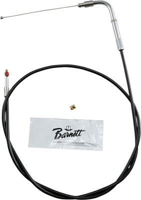 DS223538 - Barnett THROTTLE CABLE TRADITIONAL BLACK STANDARD LENGTH