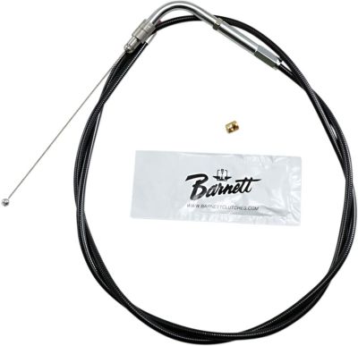 DS223578 - Barnett THROTTLE CABLE TRADITIONAL BLACK STANDARD LENGTH