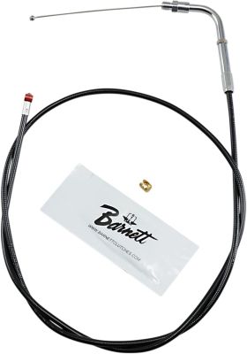 DS223876 - Barnett THROTTLE CABLE TRADITIONAL BLACK STANDARD LENGTH