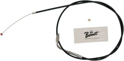 DS223900 - Barnett THROTTLE CABLE TRADITIONAL BLACK OVERSIZE +6
