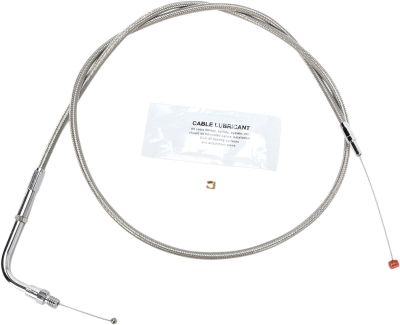 DS223954 - Barnett THROTTLE CABLE STAINLESS STEEL OVERSIZE +6