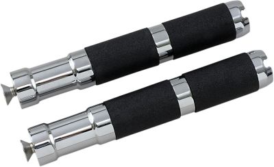 DS243650 - ACCUTRONIX FOOT PEGS FRONT RIGID RUBBER CHROME