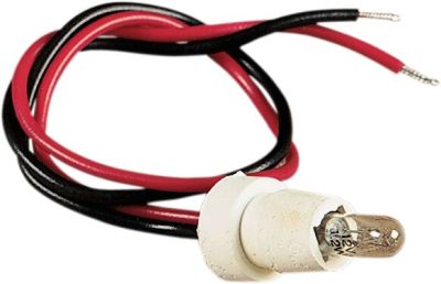 DS243804 - DRAG SPECIALTIES REPLACEMENT SOCKET/BULB ASSEMBLY RUBBER FOR MINI GAUG...