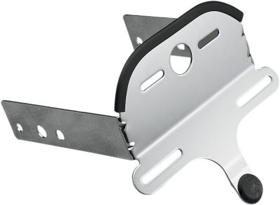 DS270120 - DRAG SPECIALTIES LICENSE PLATE/TAILLIGHT BRACKET CHROME FOR QUICKBOB F...