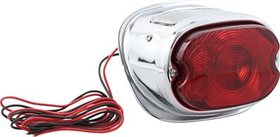 DS272023 - DRAG SPECIALTIES TAILLIGHT OEM CHROME 55-72