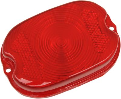 DS272025 - DRAG SPECIALTIES REPLACEMENT TAILLIGHT LENS RED 55-72
