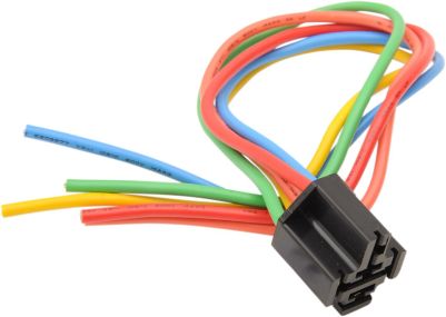 DS272096 - DRAG SPECIALTIES RELAY SOCKET 5-WIRE/ W/ COLORED WIRE