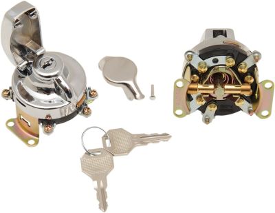 DS272097 - DRAG SPECIALTIES IGNITION SWITCH CHROME 5-TERMINAL