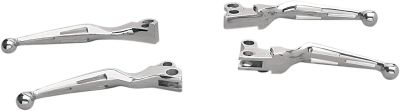 DS273138 - DRAG SPECIALTIES LEVER SET SLOTTED CHROME