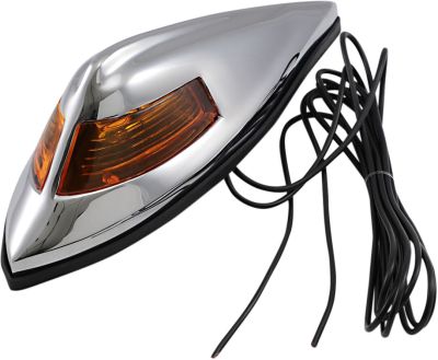 DS280180 - DRAG SPECIALTIES FRONT FENDER LIGHT NOSTALGIA W/ AMBER LENS