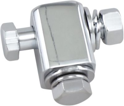 DS285005 - DRAG SPECIALTIES MOUNTING BLOCK FOR BOTTOM-MOUNT HEADLIGHT CHROME