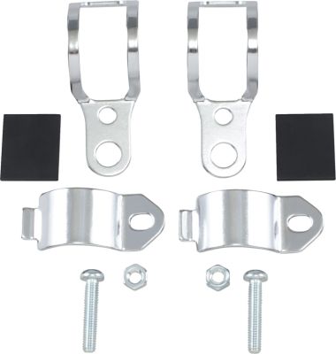 DS285052 - DRAG SPECIALTIES UNIVERSAL FORK-MOUNT MARKER LIGHT BRACKET CHROME