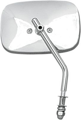 DS302108 - DRAG SPECIALTIES MIRROR RECTANGULAR 3.5"X5" W/ ADJUSTABLE STANDARD STEM CHROME