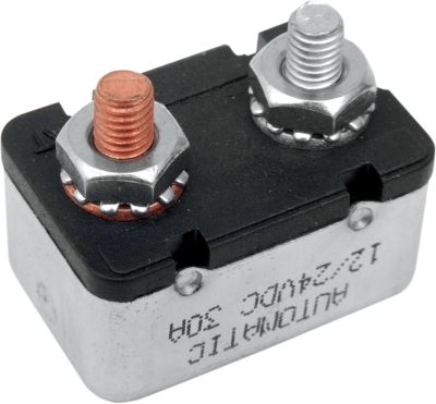DS325647 - DRAG SPECIALTIES CIRCUIT BREAKER 30AMPERE TWO-STUD
