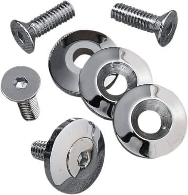 DS391357 - DRAG SPECIALTIES TANK MOUNT KIT FOR FLAT-SIDE TANKS CHROME