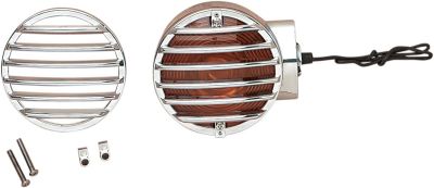 DS719947 - DRAG SPECIALTIES TURN SIGNAL LENS GRILLES