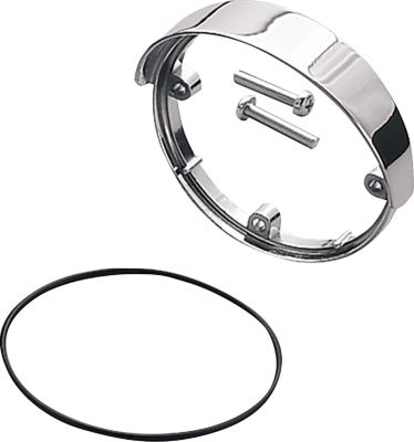 DS720112 - DRAG SPECIALTIES FRONT/REAR DIE-CAST TURN SIGNAL VISOR CHROME