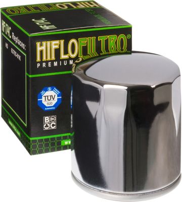 HF174C - HIFLOFILTRO OIL FILTER SPIN-ON PAPER CHROME