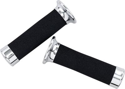 PG860 - PRO GRIP GRIPS CRUISER FOAM 860 CLOSED END BLACK/SILVER 7/8