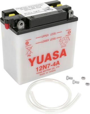 Y12N74A - YUASA BATTERY CONVENTIONAL 12V 135 MM X 75 MM X 133 MM LEAD ACID REPLA...