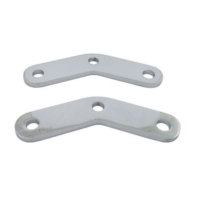 500208 - MCS Softail passenger peg riser brackets. Chrome