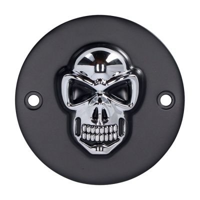 500567 - MCS Skull point cover. Black/Chrome