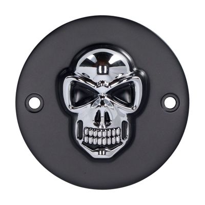 500567 - MCS Skull point cover. Black/chrome