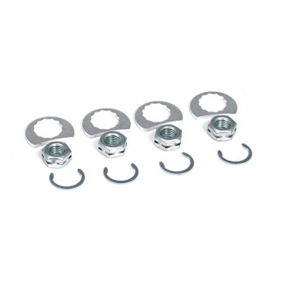501945 - MCS, Stage 8 exhaust nut mount kit. Chrome