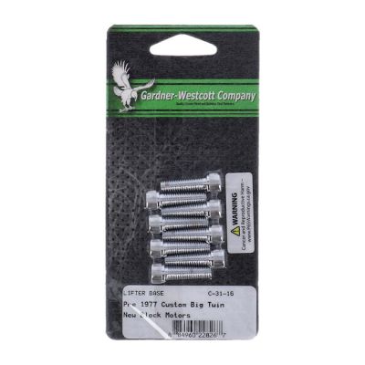 502990 - GARDNER-WESTCOTT GW, tappet block mount kit. Allenhead, chrome