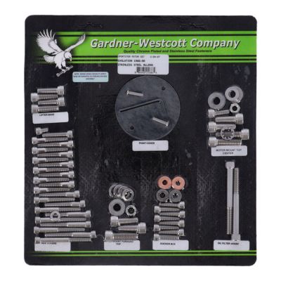 503127 - GARDNER-WESTCOTT Motor screw set, ss allen