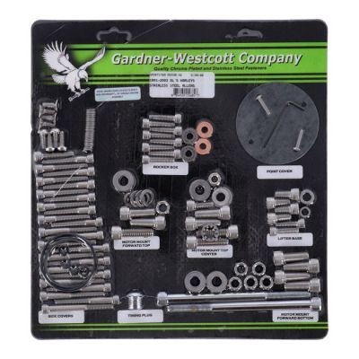 503128 - GARDNER-WESTCOTT Motor screw set, ss allen