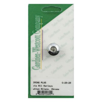 503295 - Gardner-Westcott, timing plug. Buttonhead, chrome