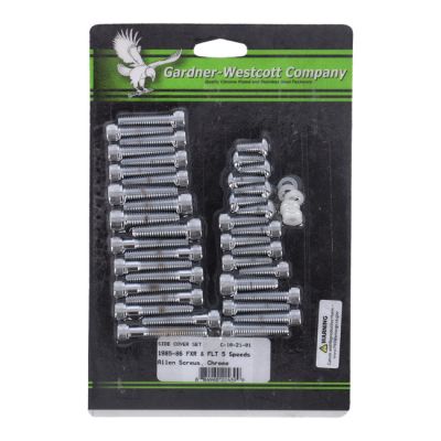 503365 - GARDNER-WESTCOTT Big Twin side cover mount kit, chrome allen