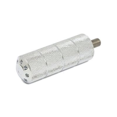 505139 - MCS Bomber, shift/brake peg set. knurled. Chrome