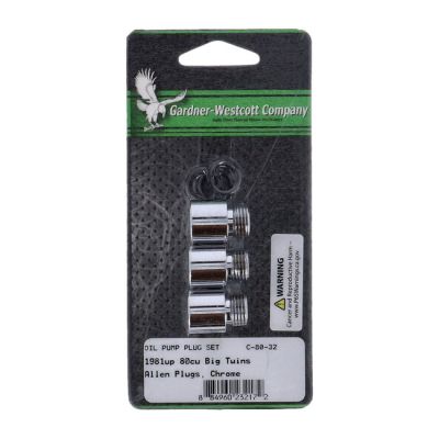 505190 - GARDNER-WESTCOTT Oil pump and crankcase plug set