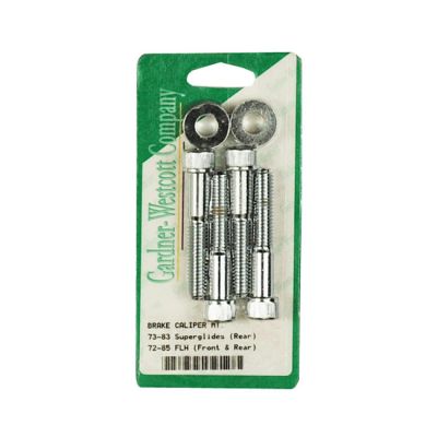 505260 - GARDNER-WESTCOTT Caliper bolt kit, banana. allenhead