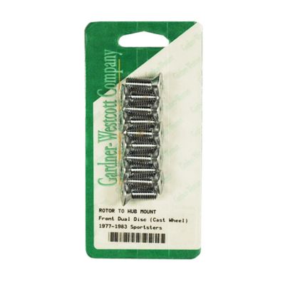 507845 - GARDNER-WESTCOTT Brake rotor bolt kit, tapered flathead